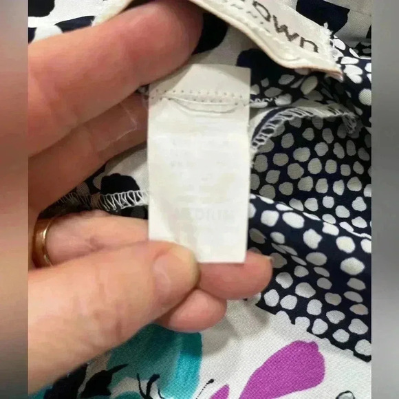 Vintage mod David Brown California caftan tunic Lounger maxi Dress-M - Picture 13 of 16